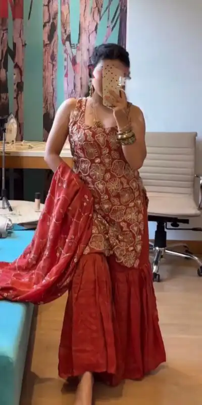 RTC 5927 Red Simmer Silk Salwar Suit Perfect for Wedding, Party, Housewarming, Ganesh Chaturthi, Onam . Grab it for ₹2449. Delivery 4-6 Working Days. | Jump Suits, Tops & Bottoms, Track Suits, Trendy Wear, Salwar suit, Designer Suits, Casual Suits, Creative suits, Palazzo Suits, Party Wear Suits, Patiala Suits, Straight Suits