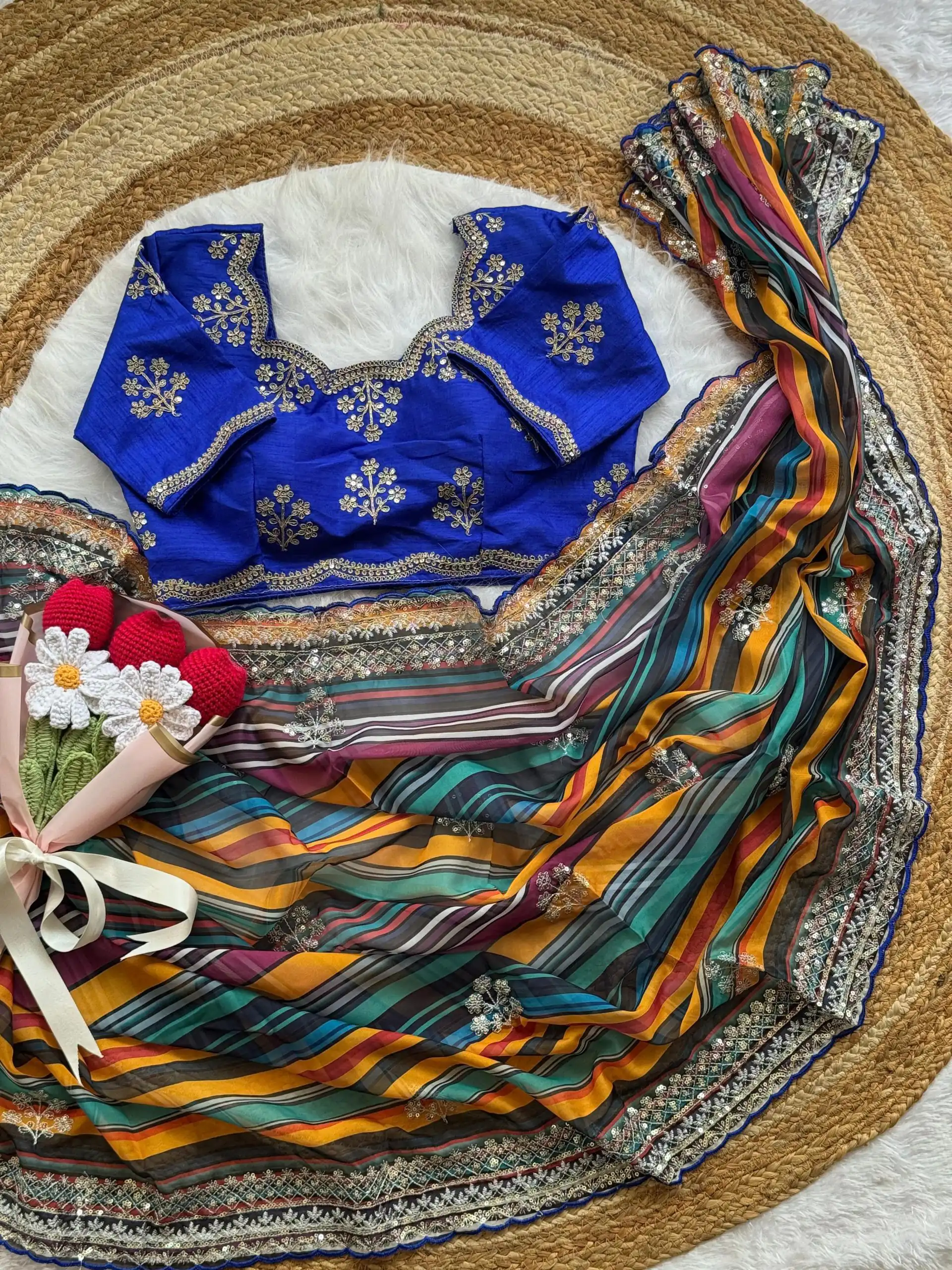 AC MIRA Royal Blue in Color Soft Organza Embroidery Work & Lace Work Saree . Get it for ₹2449. Delivery 4-6 Working Days. Shop now. | Sarees, Bollywood Sarees, Creative Sarees, Designer Sarees, Embroidered Sarees, Ethnic Saree, Modern Digital sarees, Party Wear Sarees