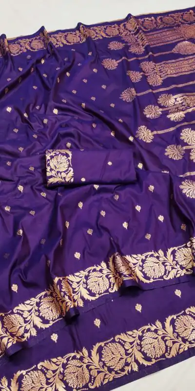 MB 171 Royal Purple Banarasi Silk Saree Perfect for Wedding, Party, Holi, Pongal, Pooja –. Festive Deal ₹1849. Delivery 4-6 Working Days. Shop now. | Sarees, Bollywood Sarees, Creative Sarees, Designer Sarees, Embroidered Sarees, Ethnic Saree, Modern Digital sarees, Party Wear Sarees