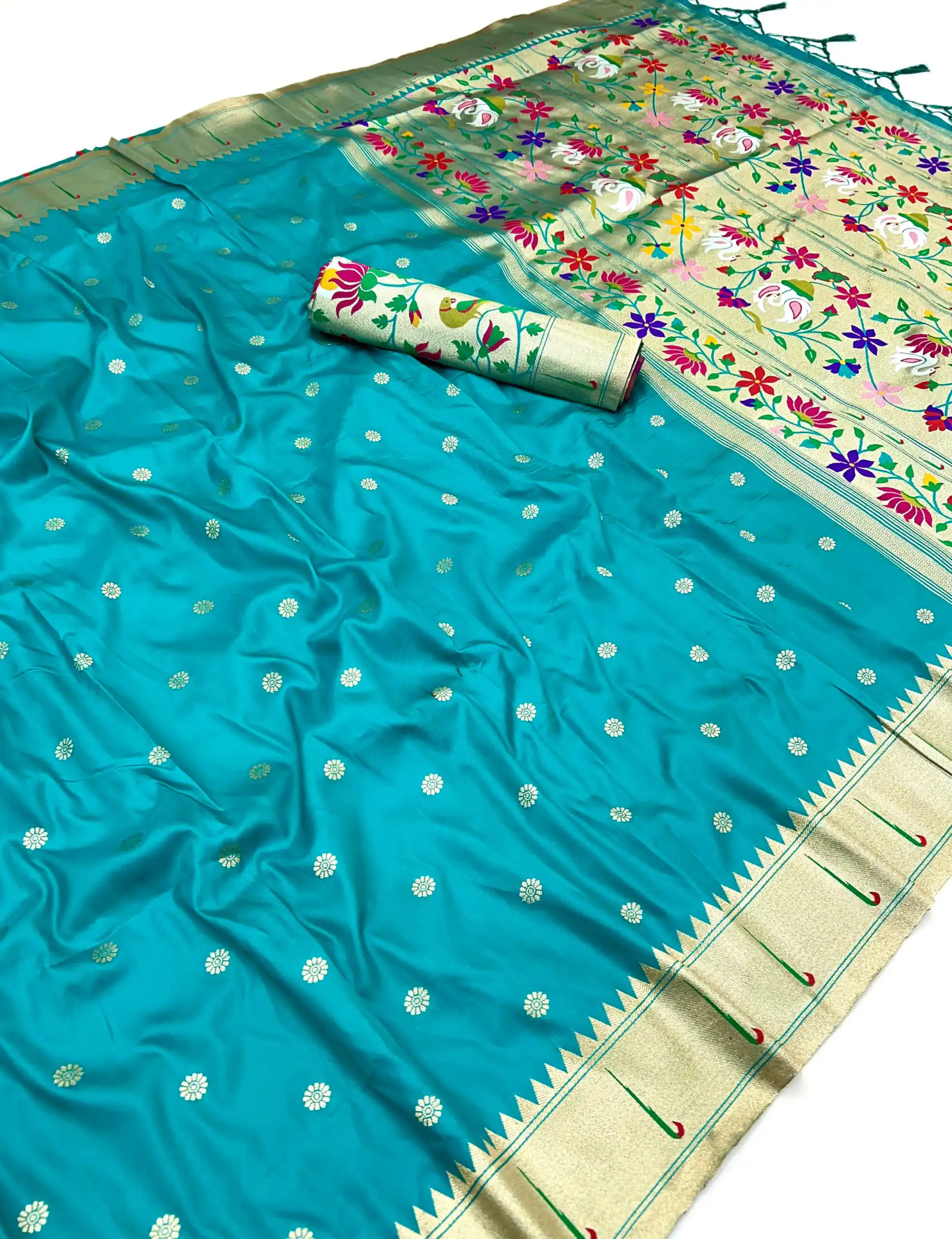 MB 150 Sky Blue A Pethani silk Saree Perfect for Wedding, Party, Baisakhi, Reception, Traditional Day – . Affordable Price ₹2549. Delivery 4-6 Working | Sarees, Bollywood Sarees, Creative Sarees, Designer Sarees, Embroidered Sarees, Ethnic Saree, Modern Digital sarees, Party Wear Sarees