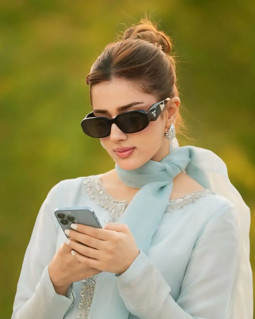 SRK 5252 Sky Blue Faux Georgette Embroidery Work & Bead Work Salwar Suit . Wedding, Party, Festive, Events, Now at just ₹1499 | Jump Suits, Salwar suit, Designer Suits, Casual Suits, Creative suits, Palazzo Suits, Party Wear Suits, Patiala Suits, Straight Suits