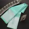 Sky Blue Lichi Silk Jacquard Saree