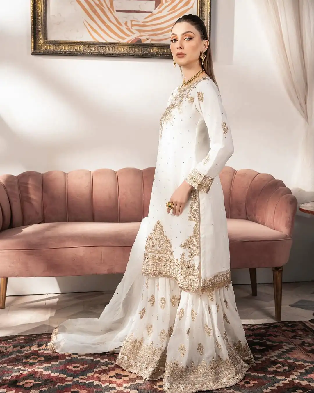 SR 1663 White Faux Georgette Salwar Suit Perfect for Wedding, Party, Festival Celebrations, Lohri, Raksha Bandhan – . Special Price ₹2199. Delivery 4-6 Days | Jump Suits, Salwar suit, Designer Suits, Casual Suits, Creative suits, Palazzo Suits, Party Wear Suits, Patiala Suits, Straight Suits