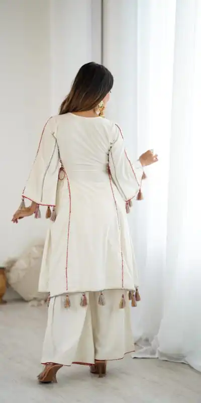 SRK 5286 White in Khadi Cotton Mirror Work & Embroidery Work Salwar Suit . Now at just ₹2099. Delivery 4-6 Working Days. Shop now. | Jump Suits, Salwar suit, Designer Suits, Casual Suits, Creative suits, Palazzo Suits, Party Wear Suits, Patiala Suits, Straight Suits