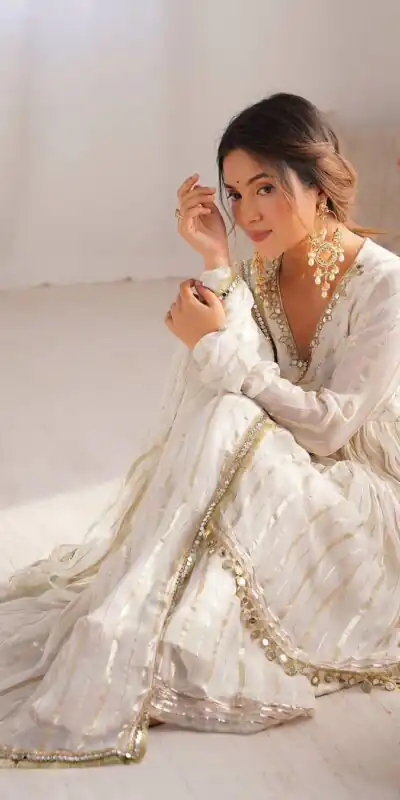 SRK 5300 White Mal Chanderi With Lace Work & Mirror Work Salwar Suit . Get it for ₹2099. Delivery 4-6 Working Days. Shop now. | Jump Suits, Tops & Bottoms, Track Suits, Trendy Wear, Salwar suit, Designer Suits, Casual Suits, Creative suits, Palazzo Suits, Party Wear Suits, Patiala Suits, Straight Suits