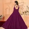 INLI Ghumati Wine Color Heavy Rayon with Lace Work & Gamthi Work Gown . Get it for ₹1749. Delivery 4-6 Working Days. Shop now. | Gowns, Bollywood Gowns, Creative Gowns, Designer Gowns, Embroidered Gowns, Party Wear Gowns