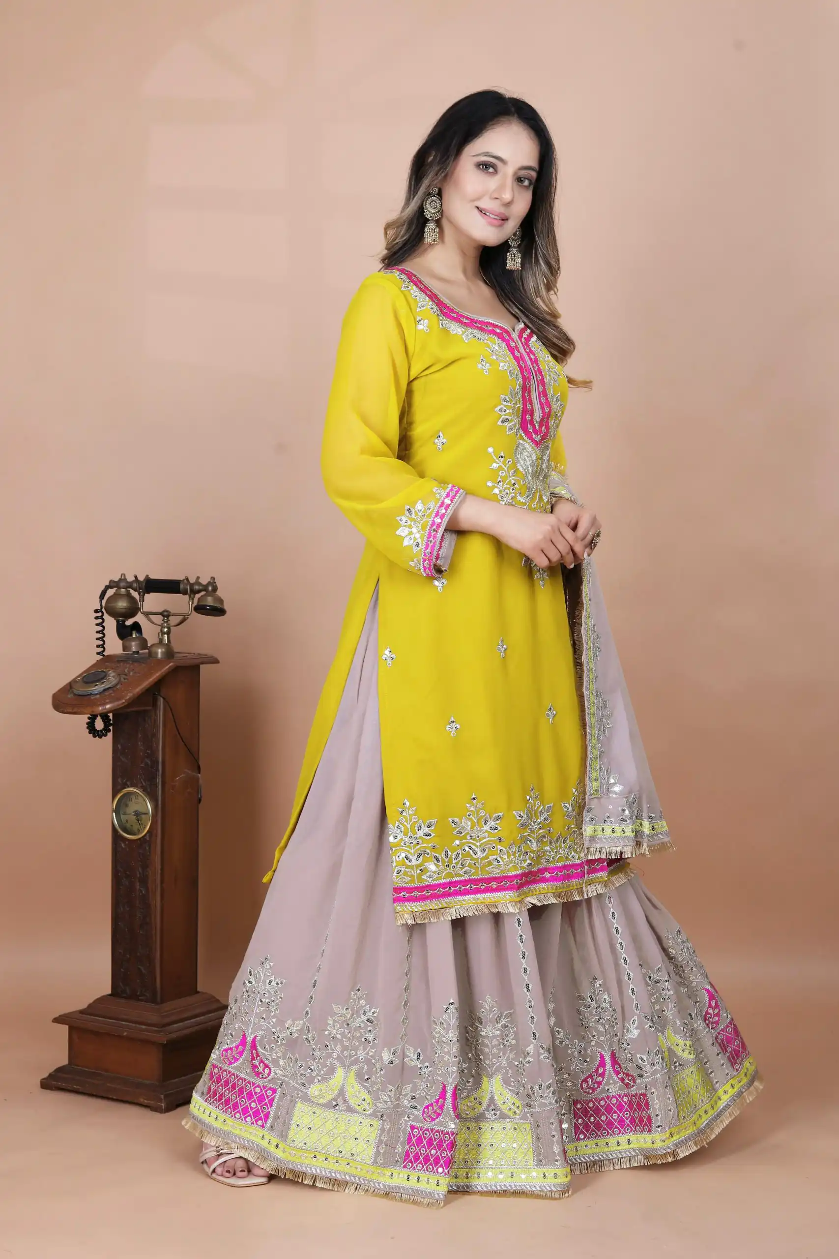 SRK 5260 Pink Faux Georgette With 5mm Embroidery Sequence Work Perfect for Wedding, Party, Karwa Chauth, Ethnic Day, Baisakhi Beast Price At 2149/- Only | Jump Suits, Salwar suit, Designer Suits, Casual Suits, Creative suits, Palazzo Suits, Party Wear Suits, Patiala Suits, Straight Suits