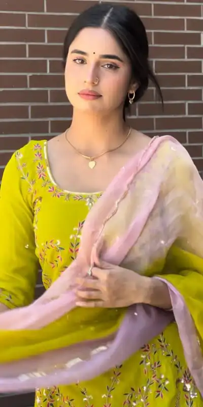 LG 1997 Yellow Georgette Embroidery Work & Lace Work Salwar Suit in . Festive Deal ₹1899. Delivery 4-6 Working Days. Shop now. | Jump Suits, Tops & Bottoms, Track Suits, Trendy Wear, Salwar suit, Designer Suits, Casual Suits, Creative suits, Palazzo Suits, Party Wear Suits, Patiala Suits, Straight Suits