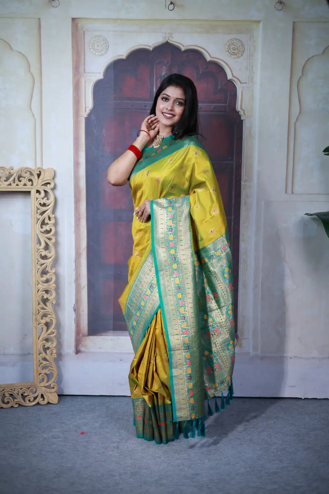 MB 18 Yellow Paithani Ajanta Lotus Saree Perfect for Wedding, Party, Lohri, Durga Puja, Eid – . Get it for ₹2449. Delivery 4-6 Working Days. Shop now. | Sarees, Bollywood Sarees, Creative Sarees, Designer Sarees, Embroidered Sarees, Ethnic Saree, Modern Digital sarees, Party Wear Sarees