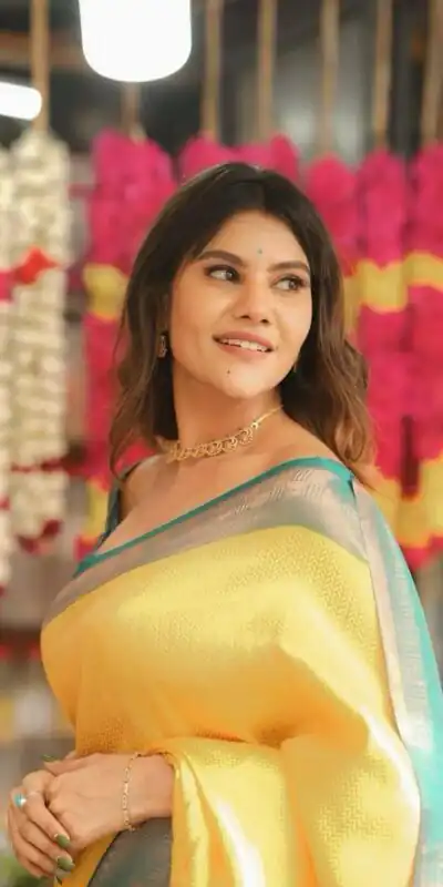 KP 5059 Yellow Color Soft Lichi Silk Cloth. Saree with Designer Work. Get it for ₹1449. Delivery 4-6 Working Days. Shop now. | Sarees, Bollywood Sarees, Creative Sarees, Designer Sarees, Embroidered Sarees, Ethnic Saree, Modern Digital sarees, Party Wear Sarees