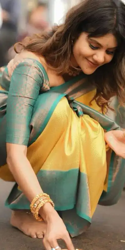 KP 5059 Yellow Color Soft Lichi Silk Cloth. Saree with Designer Work. Get it for ₹1449. Delivery 4-6 Working Days. Shop now. | Sarees, Bollywood Sarees, Creative Sarees, Designer Sarees, Embroidered Sarees, Ethnic Saree, Modern Digital sarees, Party Wear Sarees