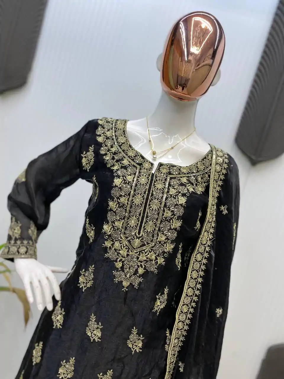 LG 1975 Black Fendy Salwar Suit Perfect for Wedding, Party, Temple Visit, Durga Puja, Baisakhi – . Get it for ₹1999. Delivery 4-6 Working Days. Shop now | Jump Suits, Salwar suit, Designer Suits, Casual Suits, Creative suits, Palazzo Suits, Party Wear Suits, Patiala Suits, Straight Suits