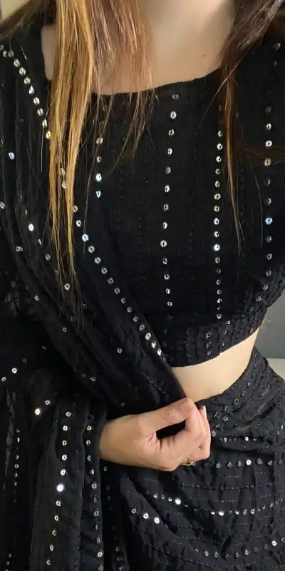 BT SUMAN Black Fox Georgette SareePerfect for Wedding, Party, Sangeet, Baisakhi, Karwa Chauth – . Special Price ₹1749. Delivery 4-6 Working Days. | Sarees, Bollywood Sarees, Creative Sarees, Designer Sarees, Embroidered Sarees, Ethnic Saree, Modern Digital sarees, Party Wear Sarees