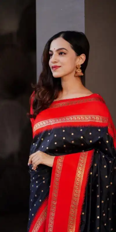 KPR 240 Black in Color Soft Lichi Silk Lace Work & Lace Border Saree . Now at just ₹1449. Delivery 4-6 Working Days. Shop now. | Sarees, Bollywood Sarees, Creative Sarees, Designer Sarees, Embroidered Sarees, Ethnic Saree, Modern Digital sarees, Party Wear Sarees