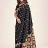 KPR 256 Black in Soft Lichi Silk Lace Border & Lace Work Saree . Special Price ₹1449. Delivery 4-6 Working Days. Shop now. | Sarees, Bollywood Sarees, Creative Sarees, Designer Sarees, Embroidered Sarees, Ethnic Saree, Modern Digital sarees, Party Wear Sarees