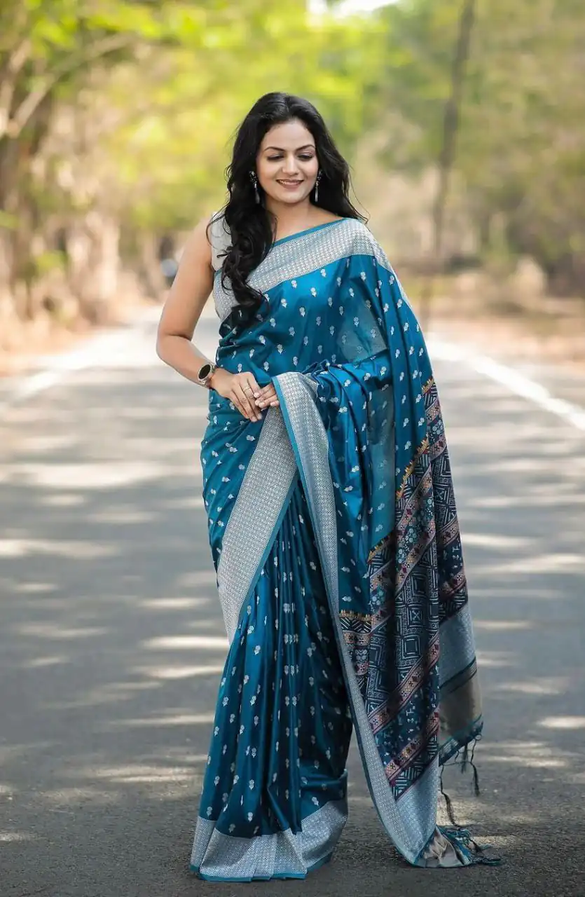 KPR 229 Blue in Soft Lichi Silk Lace Border & Lace Work Saree . Special Price ₹1399. Delivery 4-6 Working Days. Shop now. | Sarees, Bollywood Sarees, Creative Sarees, Designer Sarees, Embroidered Sarees, Ethnic Saree, Modern Digital sarees, Party Wear Sarees