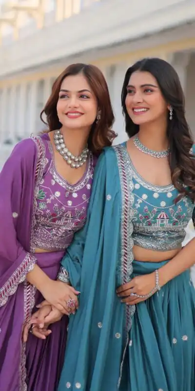 Ram 064 Blue Pure Chinon Lehenga Choli with Embroidery Work. Introductory Price ₹3049. Delivery 4-6 Working Days. Shop now. | Lehenga, Bollywood Lehenga, Creative Lehenga, Designer Lehenga, Embroidered Lehenga, Party Wear Lehenga