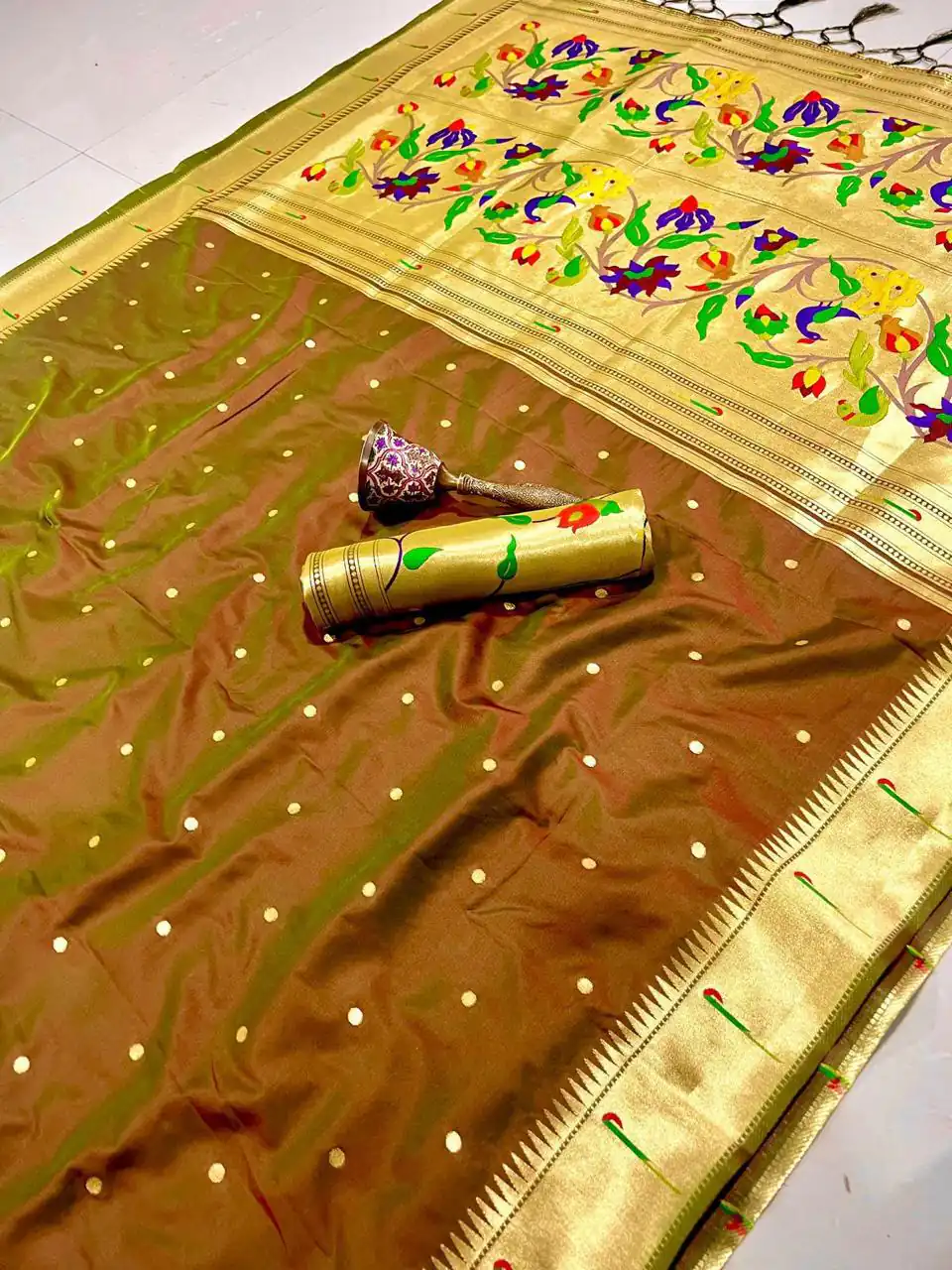 MS 530 Brown Pure Banarasi Silk Saree. Perfect for Wedding, Party, Family Gatherings, Ethnic Day, Eid – Affordable Price ₹1649. Delivery 4-6 Working Days | Sarees, Bollywood Sarees, Creative Sarees, Designer Sarees, Embroidered Sarees, Ethnic Saree, Modern Digital sarees, Party Wear Sarees