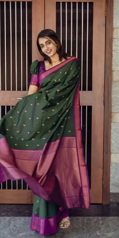 KP 5008 Green in Soft Lichi Silk Lace Work & Lace Border Saree Available at ₹1449 only. Delivery 4-6 Working Days. Shop now. | Sarees, Bollywood Sarees, Creative Sarees, Designer Sarees, Embroidered Sarees, Ethnic Saree, Modern Digital sarees, Party Wear Sarees