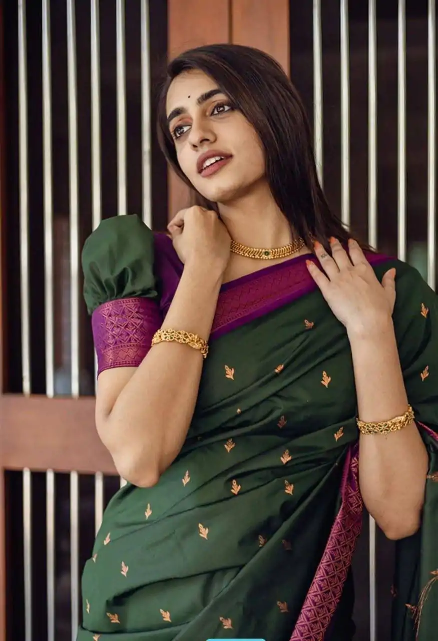 KP 5008 Green in Soft Lichi Silk Lace Work & Lace Border Saree Available at ₹1449 only. Delivery 4-6 Working Days. Shop now. | Sarees, Bollywood Sarees, Creative Sarees, Designer Sarees, Embroidered Sarees, Ethnic Saree, Modern Digital sarees, Party Wear Sarees