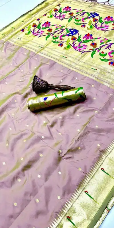 MS 530 Lavender Pure Banarasi Silk Saree. Perfect for Wedding, Party, Family Gatherings, Ethnic Day, Eid – Affordable Price ₹1649. Delivery 4-6 Working Days | Sarees, Bollywood Sarees, Creative Sarees, Designer Sarees, Embroidered Sarees, Ethnic Saree, Modern Digital sarees, Party Wear Sarees