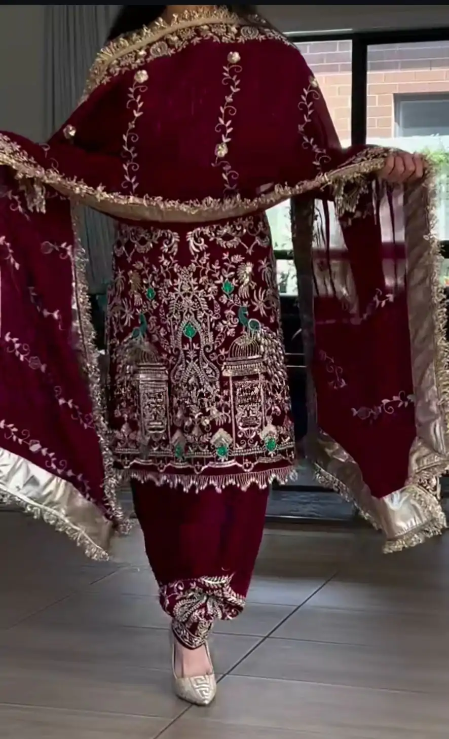 NF 1239 Maroon Natural Crep Salwar Suit Perfect for Wedding, Party, Haldi, Festival Celebrations, Housewarming – . Get it for ₹2449. Delivery 4-6 Wor | Jump Suits, Salwar suit, Designer Suits, Casual Suits, Creative suits, Palazzo Suits, Party Wear Suits, Patiala Suits, Straight Suits