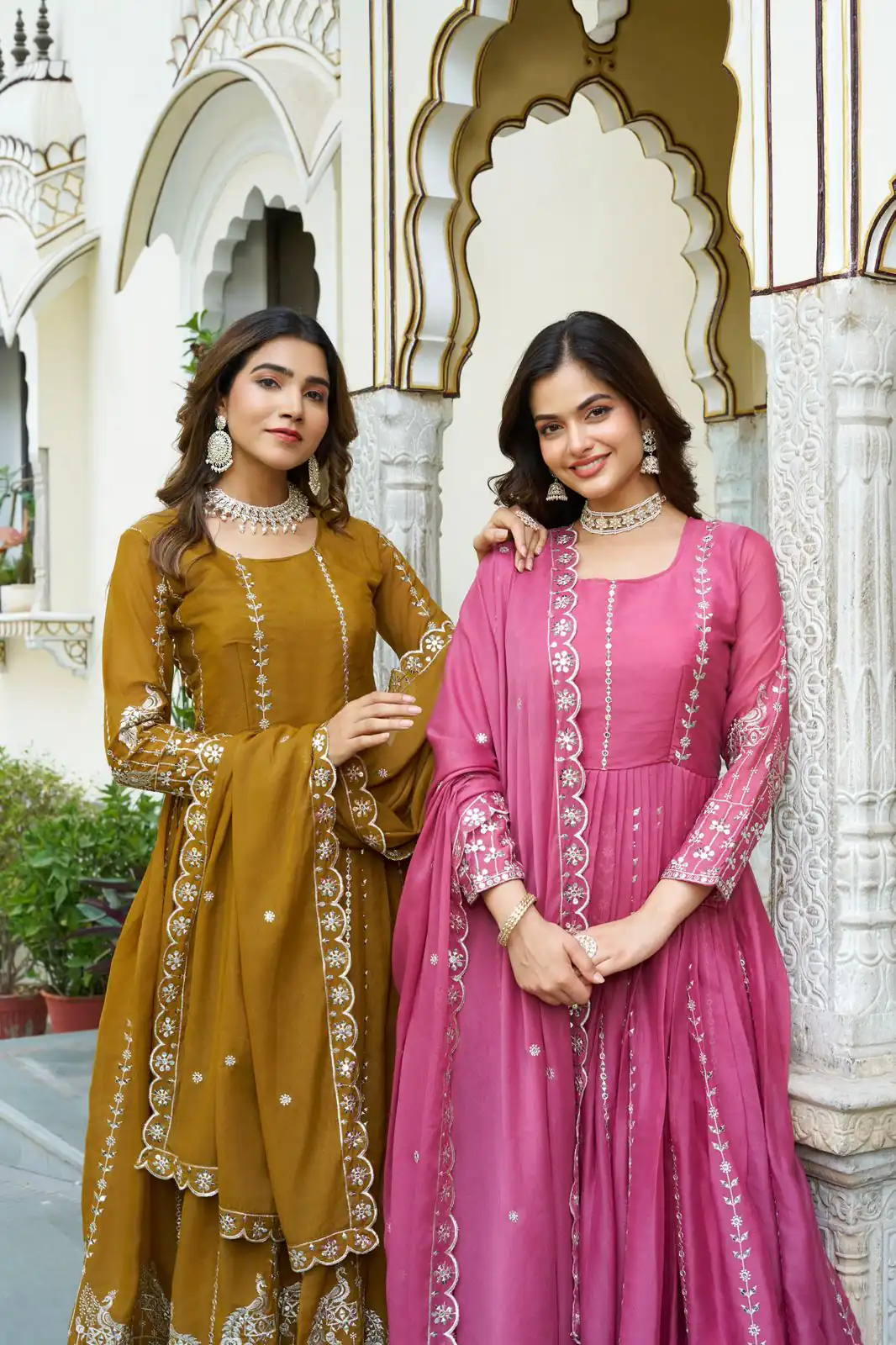 Ram 139 Mustered Star Georgette Gown Perfect for Wedding, Party, Family Gatherings, Haldi, Housewarming –. Grab it for ₹1949. Delivery 4-6 Working | Jump Suits, Salwar suit, Designer Suits, Casual Suits, Creative suits, Palazzo Suits, Party Wear Suits, Patiala Suits, Straight Suits