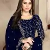  FC 94001 Navy Blue Color Georgette Multi Thread Zari Stich Anarkali Suit Wedding, Party, Festive events, etc. Expected Delivery  4-6 Working Days @2399/- | Anarkali Suits, Bollywood Anarkali, Creative-Anarkali, Designer Anarkali, Embroidered Anarkali, Party Wear Anarkali