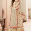 FC L.t 5401 Off White Color Jacquard Silk Georgette Diamond Sharara Suit Wedding, Party, Festive Expected Delivery 4-6 Working Days  @2999/- | Designer Suits, Jump Suits, Salwar suit, Casual Suits, Creative suits, Palazzo Suits, Party Wear Suits, Patiala Suits, Straight Suits