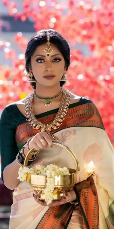 KP 5003 Off White Soft Lichi Silk Saree Perfect for Wedding, Party, Family Gatherings, Pooja, Sangeet – . Best Price ₹1449. Delivery 4-6 Working D | Sarees, Bollywood Sarees, Creative Sarees, Designer Sarees, Embroidered Sarees, Ethnic Saree, Modern Digital sarees, Party Wear Sarees