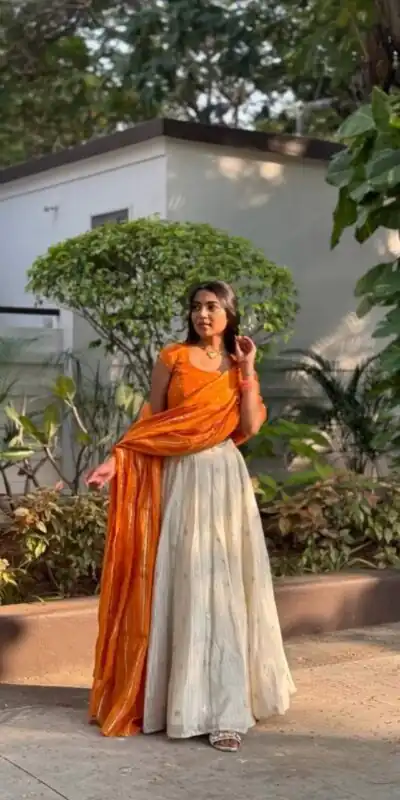 PC 521 Orange Color Jacquard Silk Lehenga Choli with Designer Work. Special Price ₹2099. Delivery 4-6 Working Days. Shop now. | Lehenga, Bollywood Lehenga, Creative Lehenga, Designer Lehenga, Embroidered Lehenga, Party Wear Lehenga