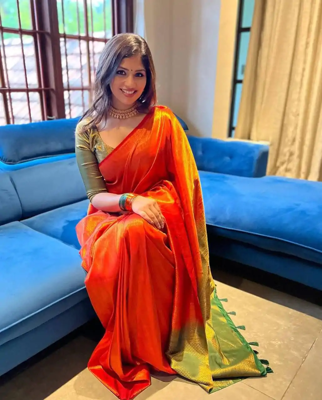 KP 4084 Orange Soft Lichi Silk Saree with Lace Work & Lace Border. Festive Deal ₹1399. Delivery 4-6 Working Days. Shop now. | Sarees, Bollywood Sarees, Creative Sarees, Designer Sarees, Embroidered Sarees, Ethnic Saree, Modern Digital sarees, Party Wear Sarees