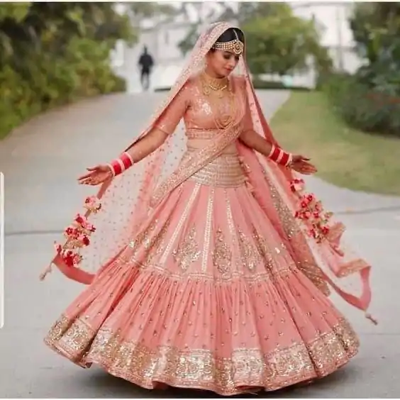 KF 1609 Peach Faux Georgette with Embroidery Work Lehenga Choli . Exclusive Offer ₹3099. Delivery 4-6 Working Days. Shop now. | Jump Suits, Salwar suit, Designer Suits, Casual Suits, Creative suits, Palazzo Suits, Party Wear Suits, Patiala Suits, Straight Suits