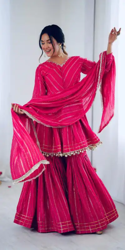 SRK 5300 Pink Mal Chanderi With Lace Work & Mirror Work Salwar Suit . Get it for ₹2099. Delivery 4-6 Working Days. Shop now. | Jump Suits, Tops & Bottoms, Track Suits, Trendy Wear, Salwar suit, Designer Suits, Casual Suits, Creative suits, Palazzo Suits, Party Wear Suits, Patiala Suits, Straight Suits