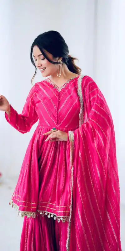 SRK 5300 Pink Mal Chanderi With Lace Work & Mirror Work Salwar Suit . Get it for ₹2099. Delivery 4-6 Working Days. Shop now. | Jump Suits, Tops & Bottoms, Track Suits, Trendy Wear, Salwar suit, Designer Suits, Casual Suits, Creative suits, Palazzo Suits, Party Wear Suits, Patiala Suits, Straight Suits
