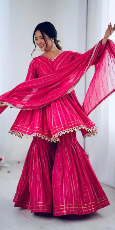 SRK 5300 Pink Mal Chanderi With Lace Work & Mirror Work Salwar Suit . Get it for ₹2099. Delivery 4-6 Working Days. Shop now. | Jump Suits, Tops & Bottoms, Track Suits, Trendy Wear, Salwar suit, Designer Suits, Casual Suits, Creative suits, Palazzo Suits, Party Wear Suits, Patiala Suits, Straight Suits