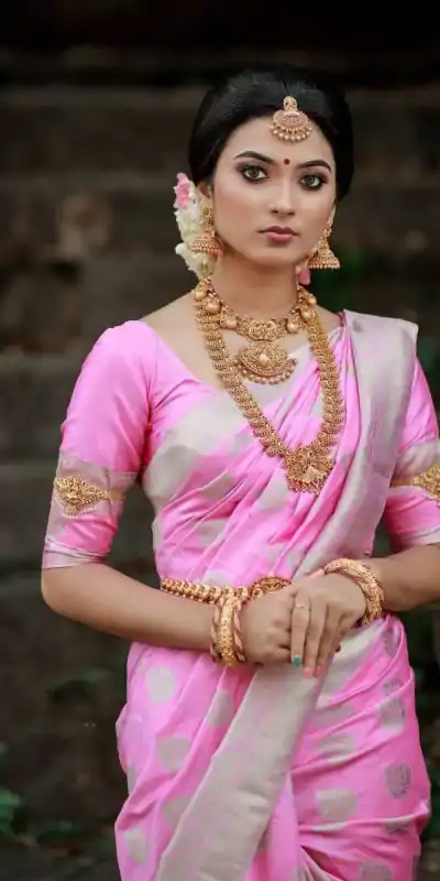 KPR 092 Pink Color Soft Lichi Silk Saree with Lace Work & Lace Border. Get it for ₹1299. Delivery 4-6 Working Days. Shop now. | Sarees, Bollywood Sarees, Creative Sarees, Designer Sarees, Embroidered Sarees, Ethnic Saree, Modern Digital sarees, Party Wear Sarees