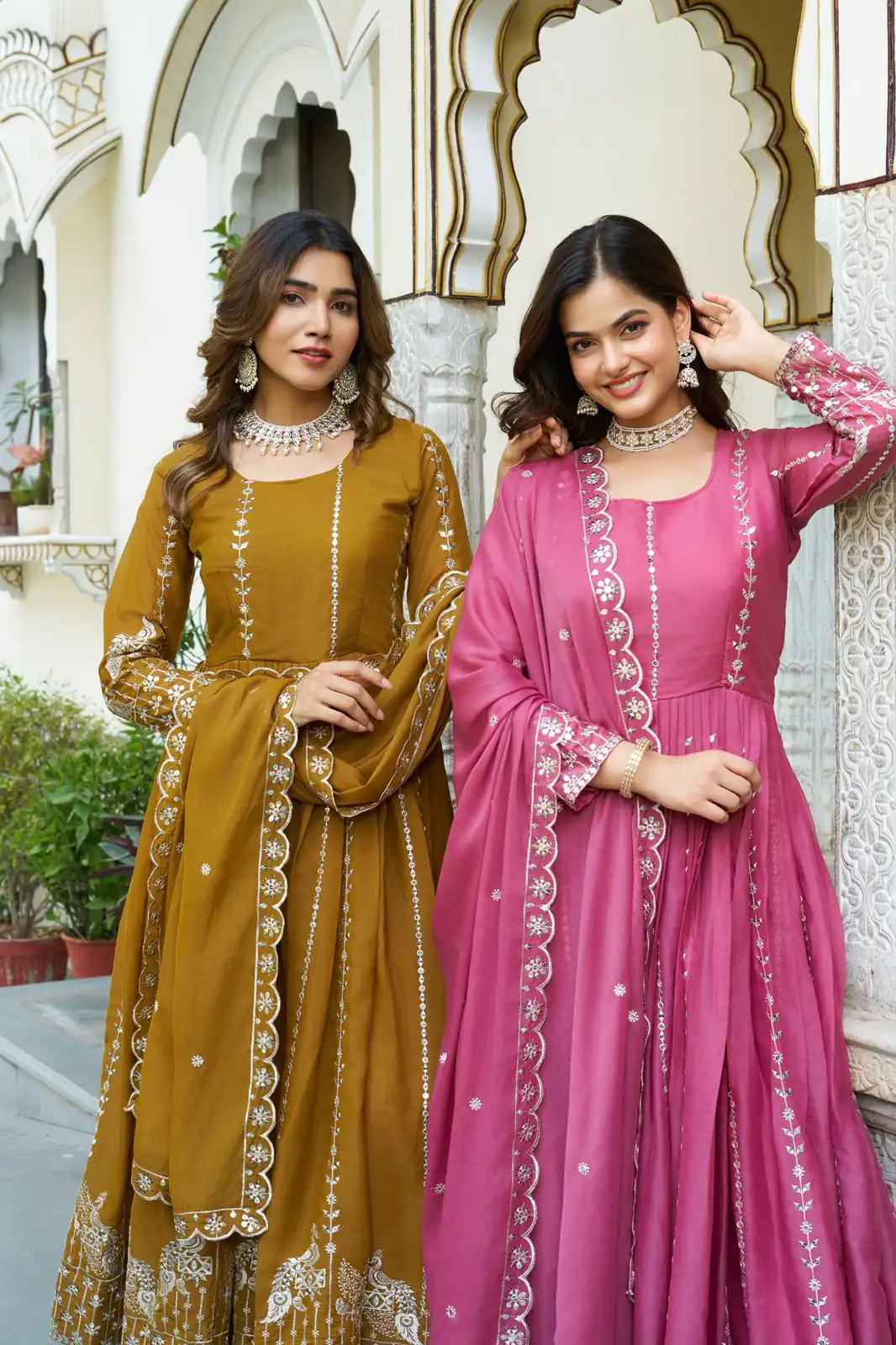 Ram 139 Pink Star Georgette Gown Perfect for Wedding, Party, Family Gatherings, Haldi, Housewarming –. Grab it for ₹1949. Delivery 4-6 Working | Jump Suits, Salwar suit, Designer Suits, Casual Suits, Creative suits, Palazzo Suits, Party Wear Suits, Patiala Suits, Straight Suits