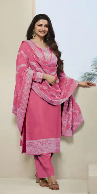 DS 64952 Pink in Vichitra Embroidery Work Salwar Suit . Wedding, Party, Festive, Events, Special Price ₹2049. Delivery 4-6 Working Days. Shop now. | Jump Suits, Salwar suit, Designer Suits, Casual Suits, Creative suits, Palazzo Suits, Party Wear Suits, Patiala Suits, Straight Suits