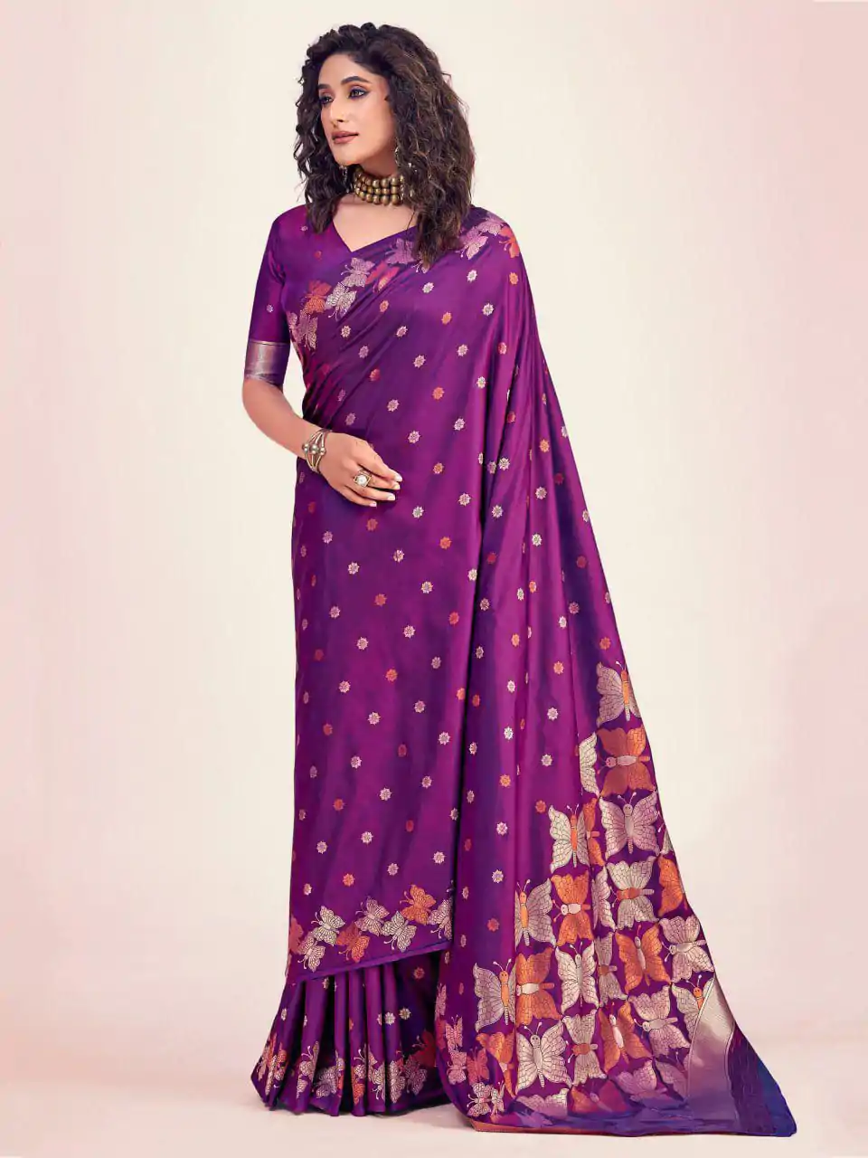 KPR 256 Purple in Soft Lichi Silk Lace Border & Lace Work Saree . Special Price ₹1449. Delivery 4-6 Working Days. Shop now. | Sarees, Bollywood Sarees, Creative Sarees, Designer Sarees, Embroidered Sarees, Ethnic Saree, Modern Digital sarees, Party Wear Sarees