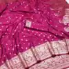 MB 1132 Rani Pink Banarasi silk Saree Perfect for Wedding, Party, Traditional Day, Lohri, Durga Puja – . Festive Deal ₹1849. Delivery 4-6 Working Days. | Sarees, Bollywood Sarees, Creative Sarees, Designer Sarees, Embroidered Sarees, Ethnic Saree, Modern Digital sarees, Party Wear Sarees