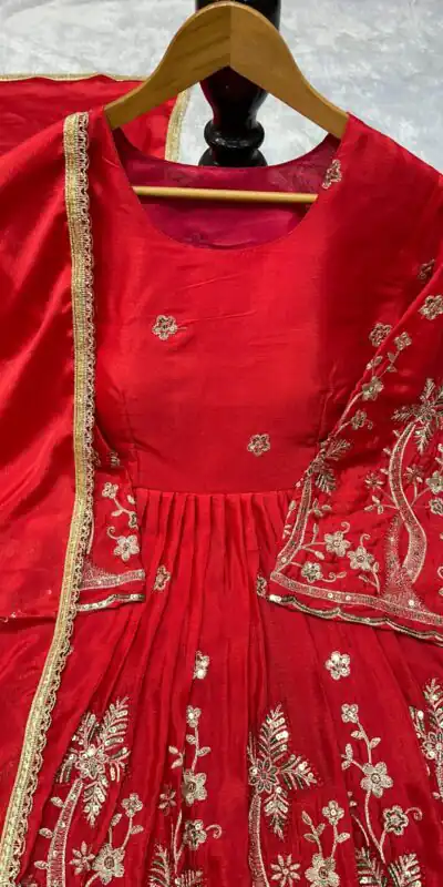 VLM 300 Red Chinon Silk with Lace Work & Embroidery Work Salwar Suit . Affordable Price ₹1899. Delivery 4-6 Working Days. Shop now. | Jump Suits, Salwar suit, Designer Suits, Casual Suits, Creative suits, Palazzo Suits, Party Wear Suits, Patiala Suits, Straight Suits
