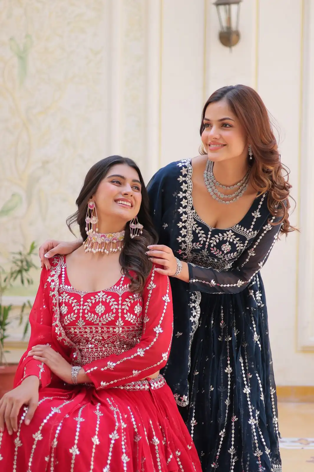 Ram 085 Red Color Fox Georgette Lehenga Choli with Embroidery Work. Grab it for ₹3049. Delivery 4-6 Working Days. Shop now. | Lehenga, Bollywood Lehenga, Creative Lehenga, Designer Lehenga, Embroidered Lehenga, Party Wear Lehenga