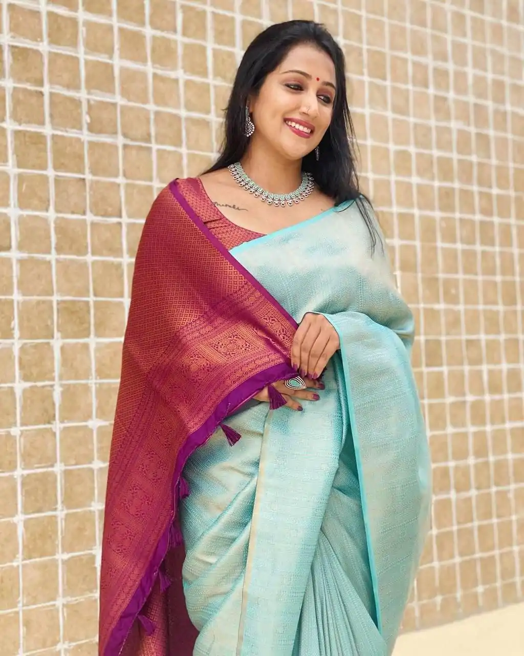 KP 4084 Sky Blue Soft Lichi Silk Saree with Lace Work & Lace Border. Festive Deal ₹1399. Delivery 4-6 Working Days. Shop now. | Sarees, Bollywood Sarees, Creative Sarees, Designer Sarees, Embroidered Sarees, Ethnic Saree, Modern Digital sarees, Party Wear Sarees