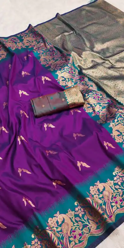 MB 3308 Wine Banarasi Silk Saree Perfect for Wedding, Party, Holi, Reception, Raksha Bandhan – . Special Price ₹1999. Delivery 4-6 Working Days. Shop n | Sarees, Bollywood Sarees, Creative Sarees, Designer Sarees, Embroidered Sarees, Ethnic Saree, Modern Digital sarees, Party Wear Sarees