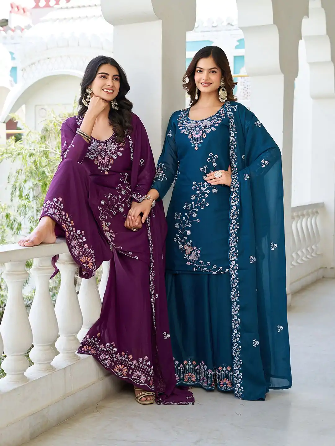 Ram 103 Wine Color Star Georgette Salwar Suit with Embroidery Work. Get it for ₹3049. Delivery 4-6 Working Days. Shop now. | Jump Suits, Salwar suit, Designer Suits, Casual Suits, Creative suits, Palazzo Suits, Party Wear Suits, Patiala Suits, Straight Suits