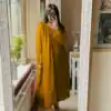 LG 2002 Yellow Georgette With Embroidery Work Salwar Suit . Wedding, Party, Festive, Events, Affordable Price ₹1999. Delivery 4-6 Working Days. Shop now. | Jump Suits, Tops & Bottoms, Track Suits, Trendy Wear, Salwar suit, Designer Suits, Casual Suits, Creative suits, Palazzo Suits, Party Wear Suits, Patiala Suits, Straight Suits