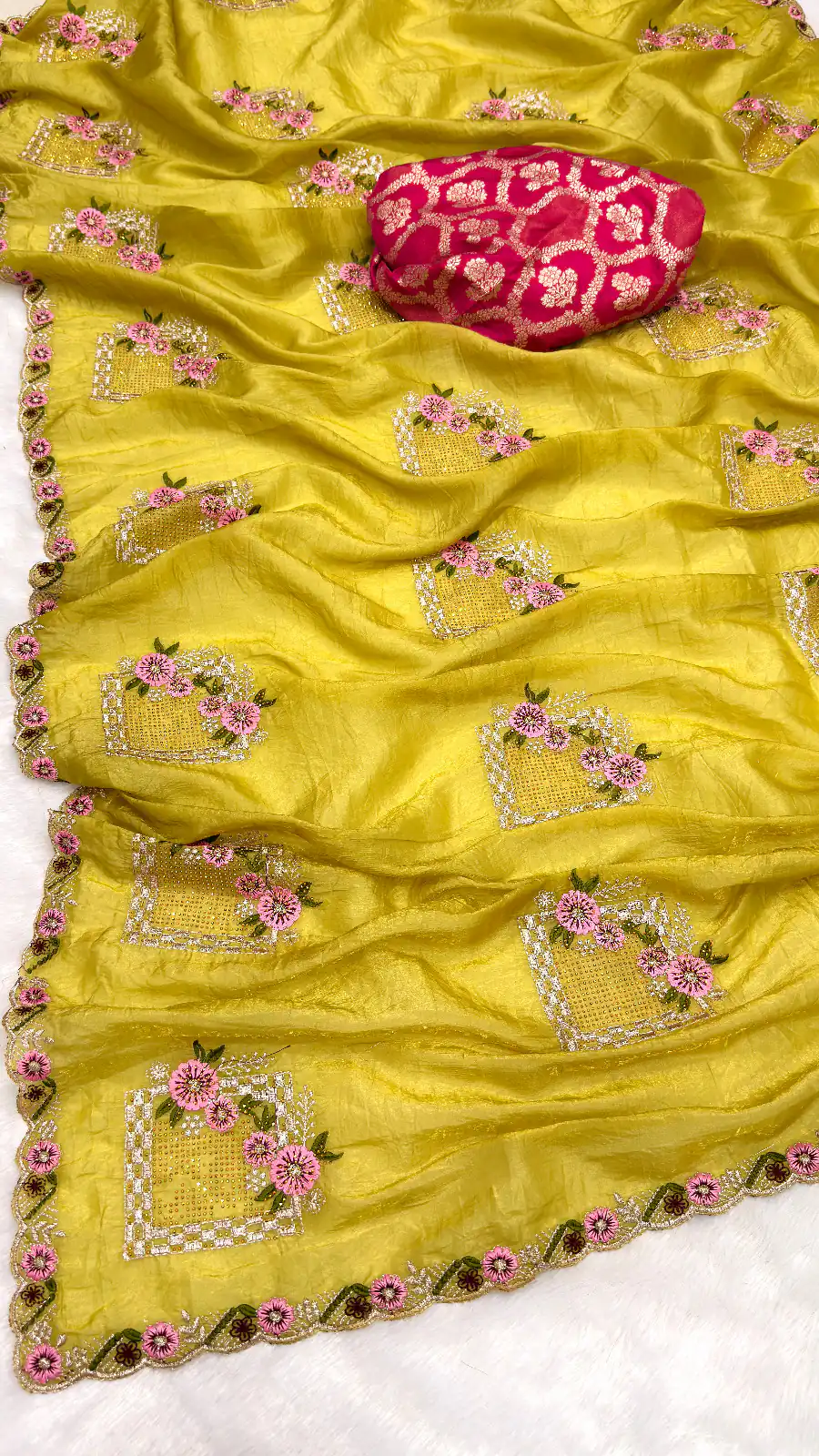 SC 239 Pink Georgette With Lace Work & Lace Border Saree . Wedding, Party, Festive, Events, Exclusive Offer ₹1599. Delivery 4-6 Working Days. Shop now. | Sarees, Bollywood Sarees, Creative Sarees, Designer Sarees, Embroidered Sarees, Ethnic Saree, Modern Digital sarees, Party Wear Sarees