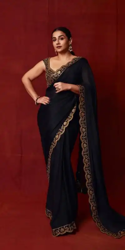 BT 430 Black in Chinno Silk Designer Work Saree . Wedding, Party, Festive, Events, Now at just ₹1749. Delivery 4-6 Working Days. Shop now. | Sarees, Bollywood Sarees, Creative Sarees, Designer Sarees, Embroidered Sarees, Ethnic Saree, Modern Digital sarees, Party Wear Sarees