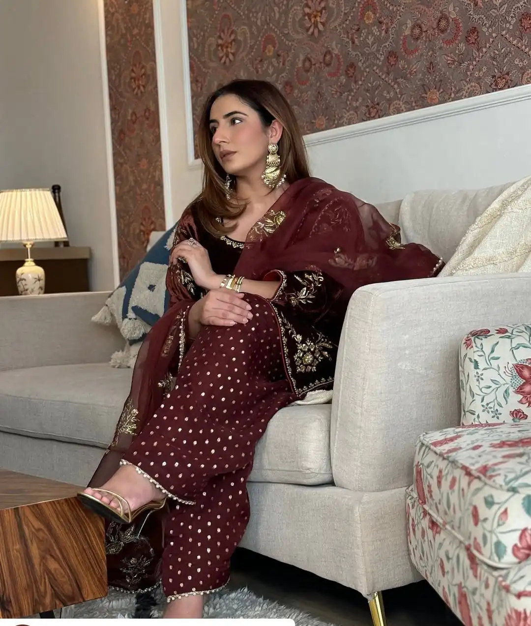 BE 408 Brown Soft Organza Salwar Suit with Lace Work & Embroidery Work. Special Price ₹2049. Delivery 4-6 Working Days. Shop now. | Lehenga, Bollywood Lehenga, Creative Lehenga, Designer Lehenga, Embroidered Lehenga, Party Wear Lehenga